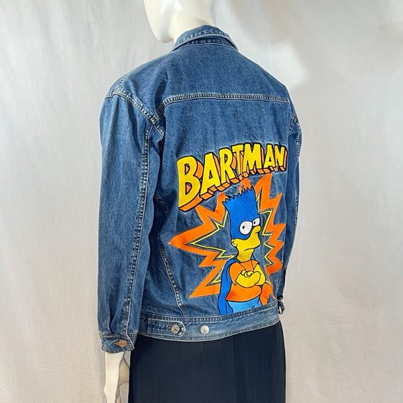 Bartman Pop Culture Denim Jacket - Picture 1 of 9